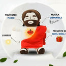 Pelúcia Sagrado Jesus Menino que Acalma e Respira