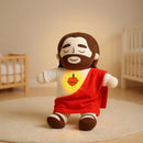 Pelúcia Sagrado Jesus Menino que Acalma e Respira